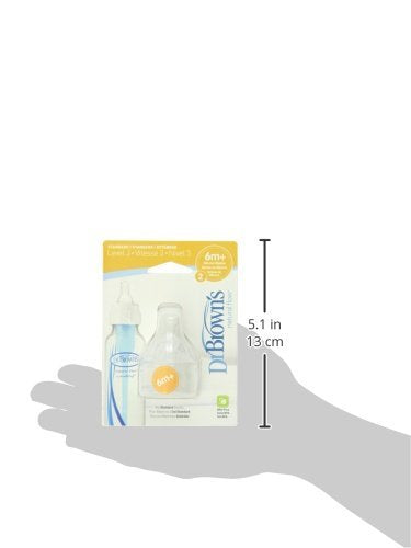 [Australia] - Dr. Brown's 8 Pack Natural Flow Level 3 Standard Nipple 