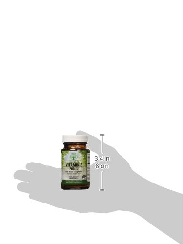 Natural Nutra Vitamin E 200 IU Supplement for Skin, Hair and Nails, Promote Heart Health, Helps Reduce Redness, Helps to Prevent Skin Texture, Promoted Immune System, Gluten Free, 60 Softgels