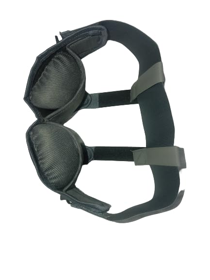 Hernia Belt for Men Post Surgery| Single Inguinal Hernia Pain Relief |Truss Support Brace with 2 Removable Compression Pads (Gray, Large) Gray