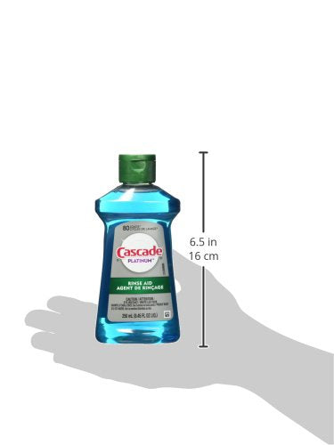 [Australia] - Cascade Platinum Dishwasher Rinse Aid, 8.45 fl oz (Packaging May Vary) Unscented 8.45 Fl Oz (Pack of 1) 