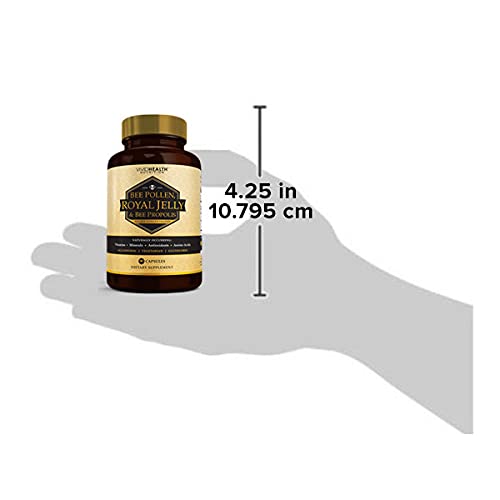 [Australia] - High Potency Royal Jelly and Bee Pollen Capsules, 90 Count 