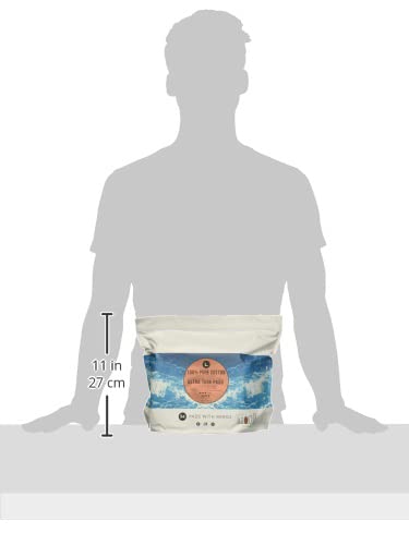 [Australia] - L. Pure Cotton Topsheet Pads for Women, Super Absorbency, Ultra Thin Pads with Wings, Unscented menstrual pads, 56 Count (Packaging May Vary) 