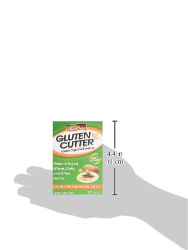 [Australia] - Healthy Digestives Gluten Cutter Enzyme Formula - Helps Improve Your Bodies Gluten Digestion and Assist in Breaking Down Wheat, Dairy and Other Grains - Capsules - 30 Servings 