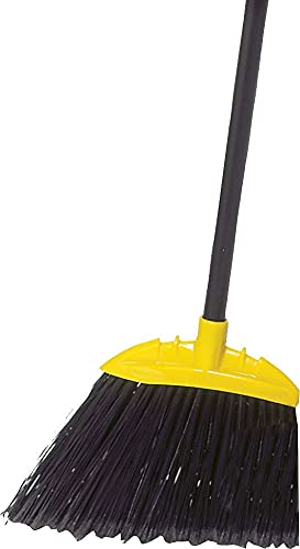 [Australia] - Rubbermaid Commercial 6374 7-1/2" Length x 2" Width x 35" Height, Black Color, Polypropylene Lobby Broom with Vinyl Coated Metal Handle 