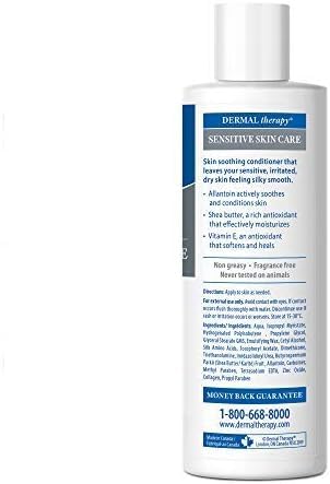 Dermal Therapy Sensitive Skin Lotion - Non-Irritating Lotion with 15% Allantoin, 10% Shea Butter, Vitamin E