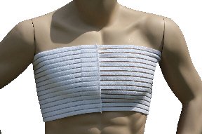 [Australia] - Elasto-Fit Breast and Chest Compression Wrap. L0220 (Large) Large White 