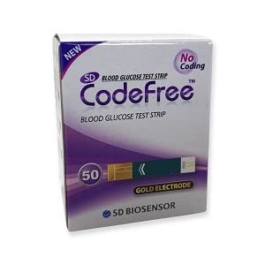 [Australia] - SD Biosensor 100 Strips Sd Codefree Blood Glucose Monitor/Monitoring Test/Testing Kit Replacement Strips Yes - I Have Diabetes 