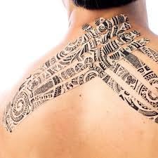 Tmax Waterproof Kinesiology Tape | Physio Tape 4 Way Stretch Sports Tape for Injury, Muscle Support, Pain Relief, Joint Support and Physiotherapy (5 m * 5 cm) (Tattoo) Tattoo