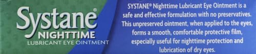 Systane Nighttime Lubricant Eye Ointment 3.5g Tube Health Personal Care