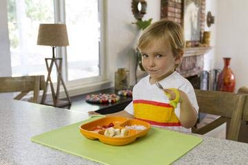 [Australia] - Silicone Adaptive Aid Universal Cuff for Limited Hand Mobility, Cerebral Palsy, Stroke, Pediatric Therapy, Eating Utensil Holder, Self Feeding Silverware (Infant to Child - 5 Pack) Infant to Child 5 Count (Pack of 1) 