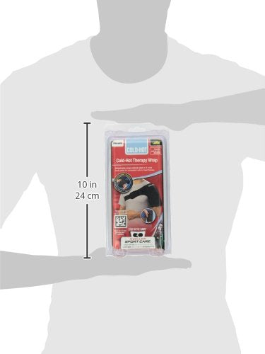 [Australia] - MUELLER Sports Medicine Reusable Cold/Hot Therapy Wrap, Ice Pack, Cold & Hot Packs for Injuries and Pain Relief, Black, Large 