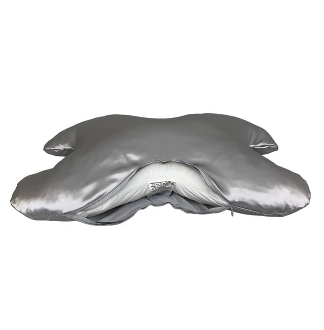 [Australia] - Save My Face!" Pillow The Original Anti-Wrinkle PILLOWETTE Le Grand Pillow (Grey, Silk) 