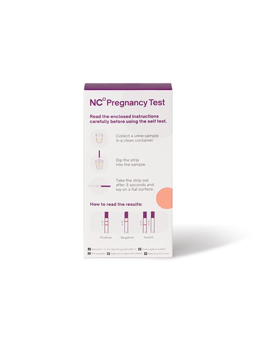 Natural Cycles Pregnancy Test Strips 10 Count - Fast hCG Test Results | hCG detection • At-home testing • Fast results • Easy-to-read strips • Early pregnancy detection • 10 test strips Pregnancy Test Strips (10 Count)