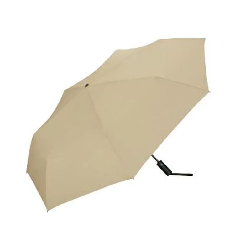 AUTOMATIC FOLD Folding Umbrella UX011 Umbrella Parasol For Both Sunny and Rainy Weather Lightweight Large Automatic Open/Close Durable Unisex Men Women One Touch Wpc. beige