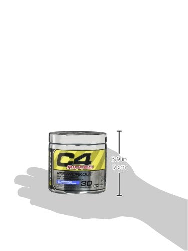[Australia] - Cellucor C4 Ripped Pre Workout Powder for Energy, Beta Alanine, Sugar Free Energy Supplement Preworkout for Men & Women - 150mg Caffeine + Creatine-Free - ICY Blue Razz - 30 Servings 6.3 Ounce (Pack of 1) 