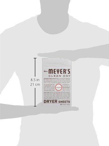 [Australia] - Mrs. Meyer's Clean Day Dryer Sheets (Lavender, 2 Pack, 160 Count) 