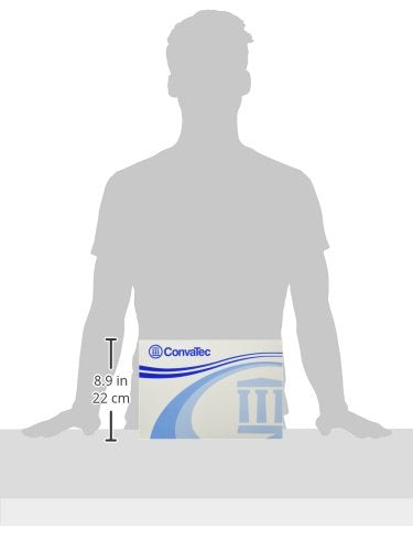 [Australia] - ActiveLife Drainable 12" Pouch with Cut-to-Fit Stomahesive Skin Barrier & Tape Collar - Fits 3/4" to 2 1/2" Stoma - Transparent - 10/Box 