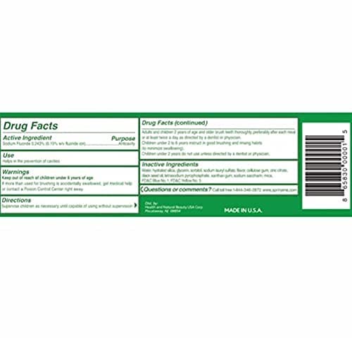 [Australia] - SprinJene Original Fresh Boost | Cavity Protection Toothpaste with Fluoride for Fresh Breath & Healthy Teeth | 4 Pack 5 Fl Oz (Pack of 4) 