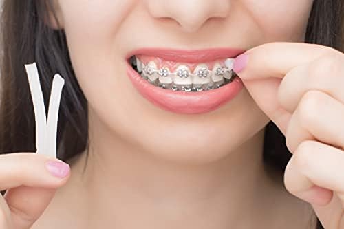 [Australia] - Carmel Orthodontic Wax in a Coconut Scented Box, Pack of 12, Relief for Braces, Dental Appliances, Damaged Teeth 