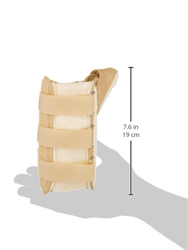 [Australia] - Rolyan D-Ring Wrist and Thumb Spica Splint, Wrist Brace for Carpal Tunnel, Wrist Brace for Tendonitis, Thumb Stabilizer for CMC & MC Joints, Wrist Splint, Thumb Brace, Wrist Spica, Left Hand, Small 