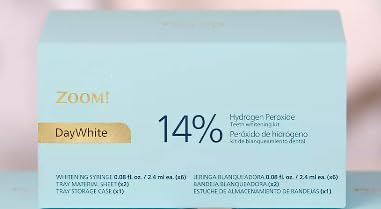 Day White ACP 14% Hydrogen Peroxide (Replaces 38% Carbamide Peroxide) 6-Pack Professional Tooth Whitening Gel
