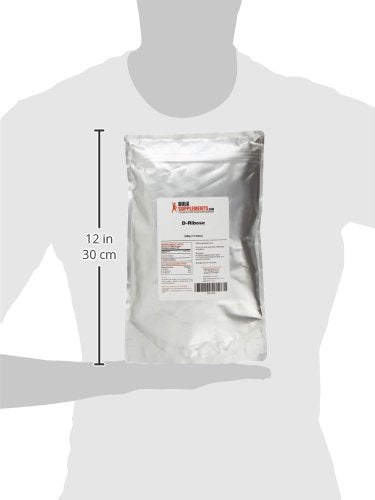 [Australia] - BulkSupplements.com D-Ribose Powder - D-Ribose Supplement, Ribose 5000mg, for Energy Support - Unflavored & Gluten Free, 5000mg per Serving, 500g (1.1 lbs) (Pack of 1) 100 Servings (Pack of 1) 
