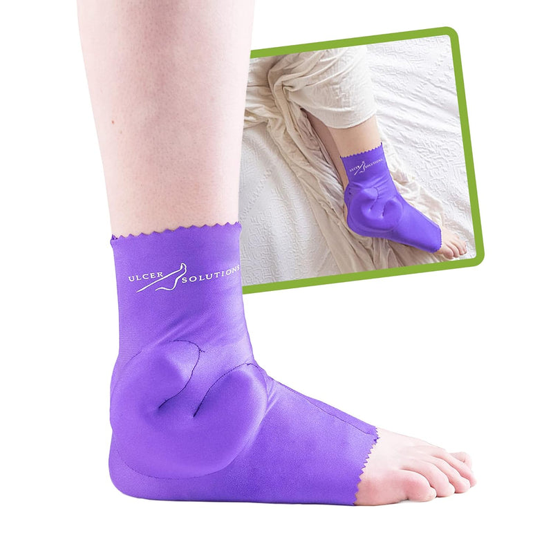 [Australia] - Ulcer Solutions Ankle Keeper, Ankle Protector for Pressure Sores, Lightweight, Stretchable Ankle Pillow, Enhanced Ankle Pads for Better Comfort and Mobility, Medium, 7.5 to 9.5 inches 