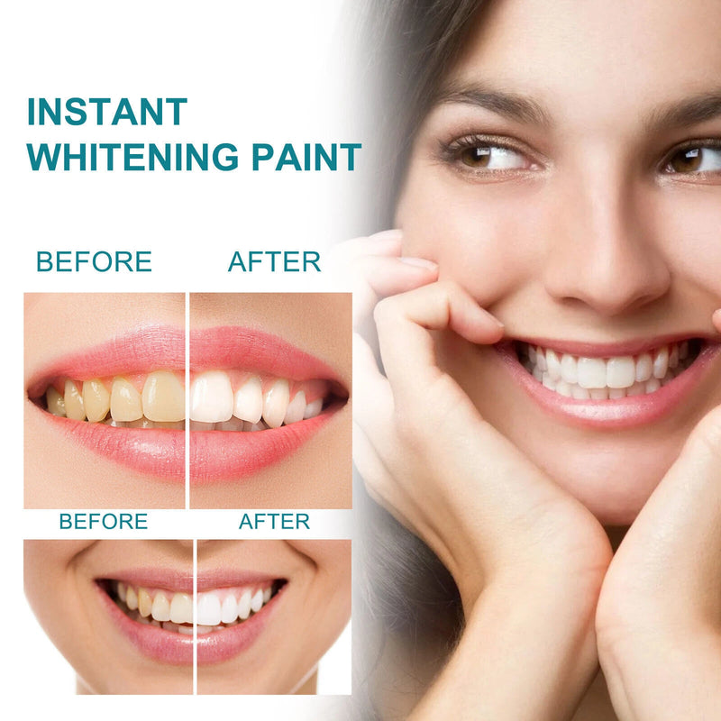 [Australia] - Tooth Paint, Instant Teeth Whitening Paint, Simple & Quick White Paint for Teeth, Safe, Gentle & Long-Lasting, Regain your confident smile Blue-Tooth Paint 