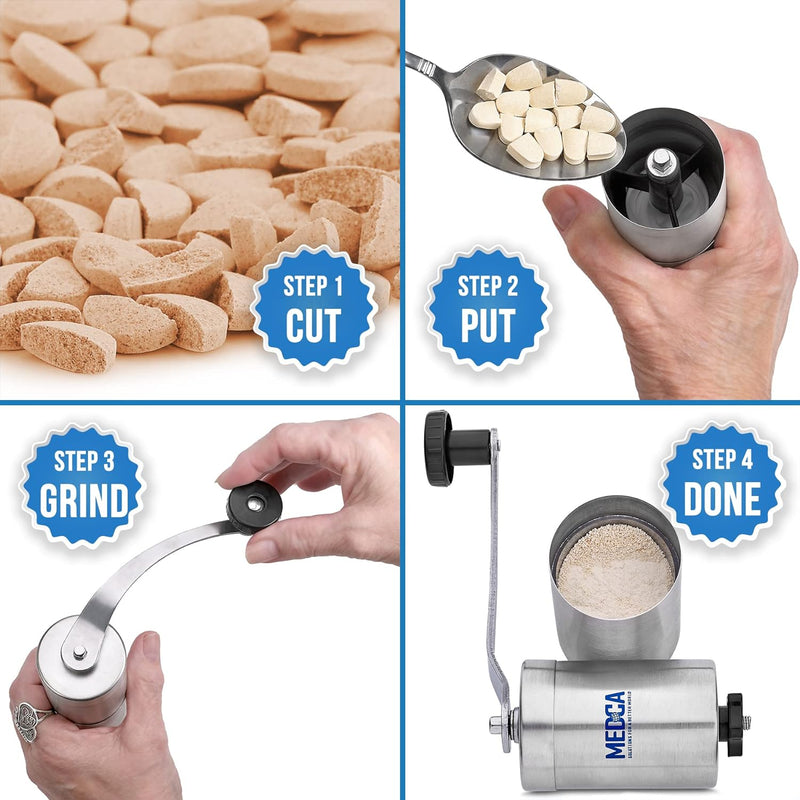 [Australia] - JFA Medical Pill Grinder/Crusher - Crushes Multiple Tablets/Pills into a fine Powder 
