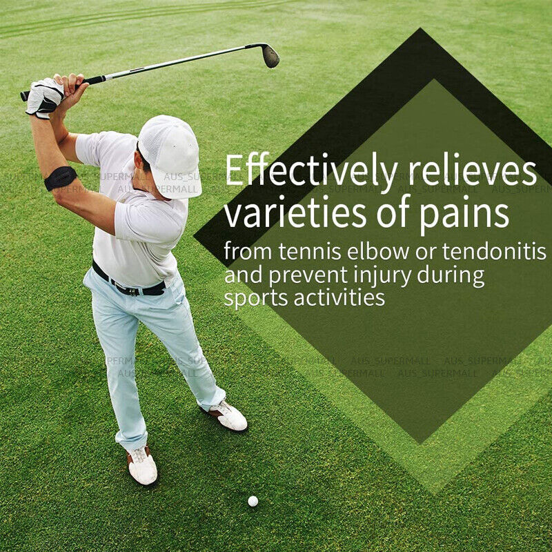 [Australia] - Tennis Elbow Brace With Compression Pad (2-Count) - Effective Pain Relief for Tennis & Golfer’s Elbow for Men & Women 