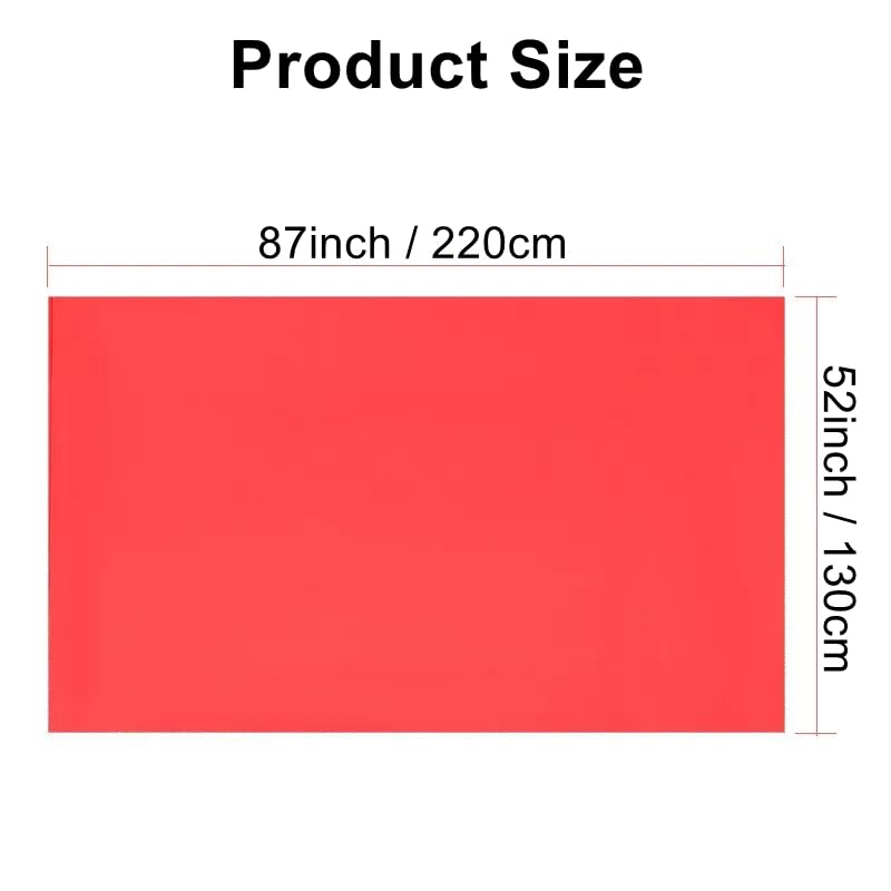 [Australia] - BDSM Waterproof Adult Sex Bed Sheets, Oil Resistant Bed Sheet for Adult Wet Play, Fetish Sex Play BDSM Accessory Bedroom Cover Sex Furniture for Couples (Red) 