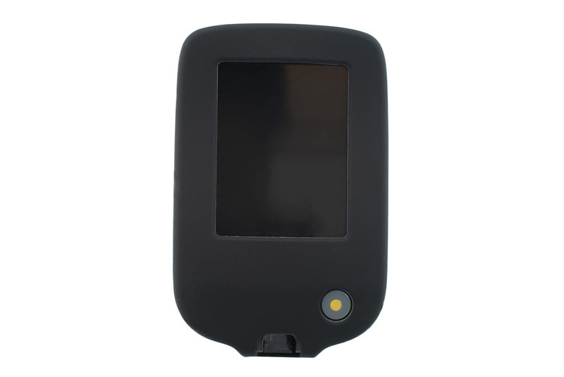 [Australia] - caseroxx silicone case compatible with Freestyle Libre 1/2 / 3 / Insulinx / 14 Day made of silicone, bag with and without belt clip in black with belt clip 