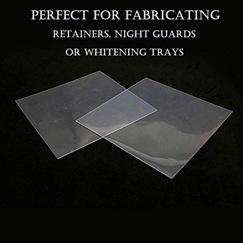 [Australia] - 7 Sheets 3.0MM Dental Soft Splint, Thermoforming Materials for Vacuum Forming Machine 5”x 5'' 3.0 MM 