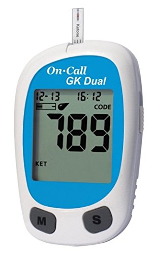 [Australia] - Swiss Point Of Care GK Dual Ketone Pack - 1x GK Dual measuring device (mmol/l) & 1x ketone test strips (25 pieces) in a set for ketone measurement Glucose test strips, lancets etc. NOT included in the set 