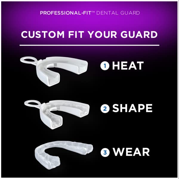 [Australia] - DenTek Professional-Fit Dental Guard for Nighttime Teeth Grinding, 1 Count, (Pack of 3) 