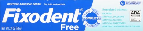 [Australia] - Fixodent Complete Free Denture Adhesive Cream 2.4 Oz 