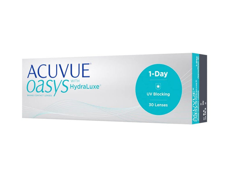 [Australia] - ACUVUE OASYS 1-Day daily lenses help to reduce the feeling of tired & dry eyes - daily contact lenses with -7.5 dpt and BC 8.5 - UV protection & comfortable to wear - 30 lenses 