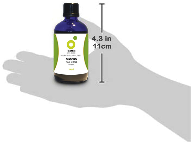 Organic Herbal Remedies 100 ml Panax Ginseng Tincture