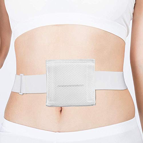[Australia] - Feeding Tube Peritoneal Dialysis G Tube Belt G-Tube Holder, Comfortable and Concealment Gastrostomy Abdominal Dialysis Tubes Pads J-Tube Covers with Belt for Adults 