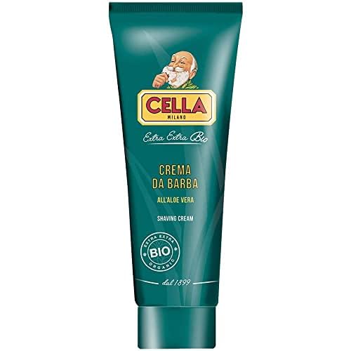 [Australia] - CELLA Shaving Cream Organic Aloe Vera, 150 g 