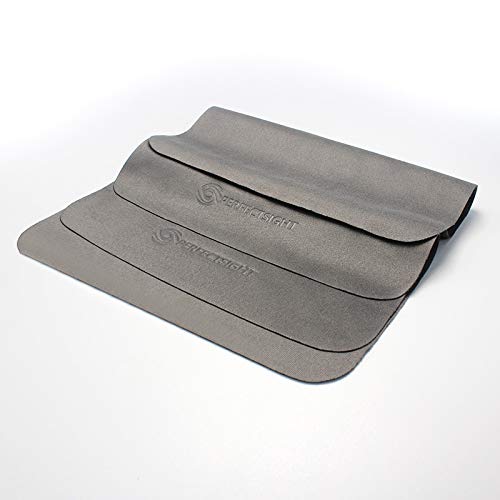 [Australia] - PERFECTSIGHT Microfiber Cleaning Cloth | Eyeglass Lens Cleaner [6 Pack, 5.7x6.7 Inch] Glasses, Phone, Camera, Computer Screen Cleaning | Safe for All Coated Lenses 6 Pack Grey 