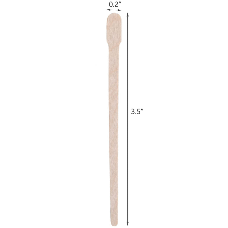 [Australia] - Hedume 2000 Pack Wax Spatulas Whaline Wood Waxing Applicator Sticks Small for Hair Removal Eyebrow Body 