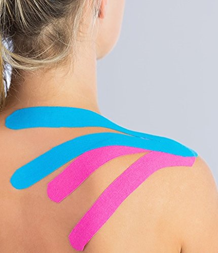 [Australia] - Kinesiology Tape Pro, Athletic Waterproof Muscle Support Adhesive Kinesio Sport Tape for Athletes 2 inches x 16.4 feet, 6 Rolls, Assorted 6 Count (Pack of 1) 