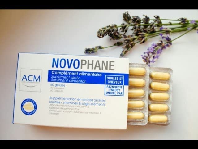 ACM Laboratoire Novophane Caps Anti Hair Loss Alopecia Treatment Nails Fragility Skin Capital