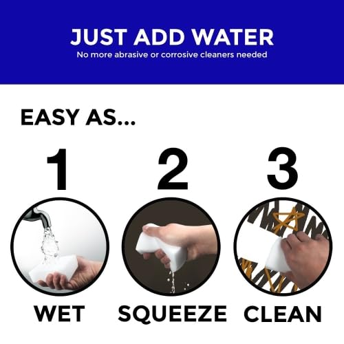 [Australia] - STK 20 Pack Extra Thick Magic Cleaning Pads - Eraser Sponge for All Surfaces - Kitchen-Bathroom-Furniture-Leather-Car-Steel - Just Add Water to Erase All Dirt - Melamine - Universal Cleaner 20 Count 
