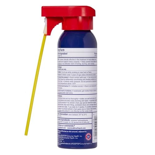 Laser Spray Antifungal Treatment, 3 oz, A Touch-Free Design To Help Prevent Fungal Infections | Hands-free spray nozzle delivers Tolnaftate 1% antifungal protection without touching affected areas