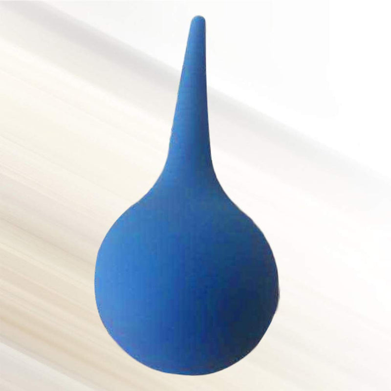 [Australia] - Healifty Ear Rubber Suction Ear Washing Syringe, Squeeze Bulb Ear Syringe Cleaning Toner Suction Bulb 75ml 1PCS (Blue) Ear Flush 