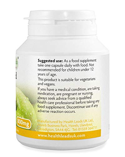 Malic Acid 800mg x 90 Capsules (No Magnesium Stearate)