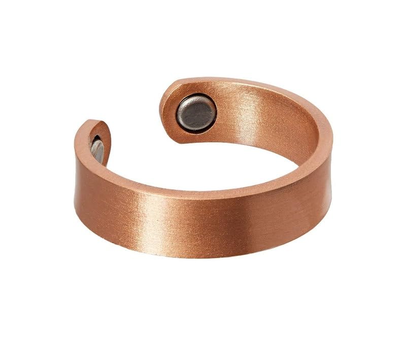 [Australia] - Elegant Women or Men's Ring Band in Solid Copper | Magnetic Therapy Ring by Earth Therapy by Earth Therapy 