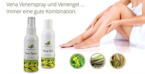 [Australia] - Natural Products Black - Vena Leg Spray & Vein Spray - With Sweet Clover, Asparagus & Birch, 100ml 